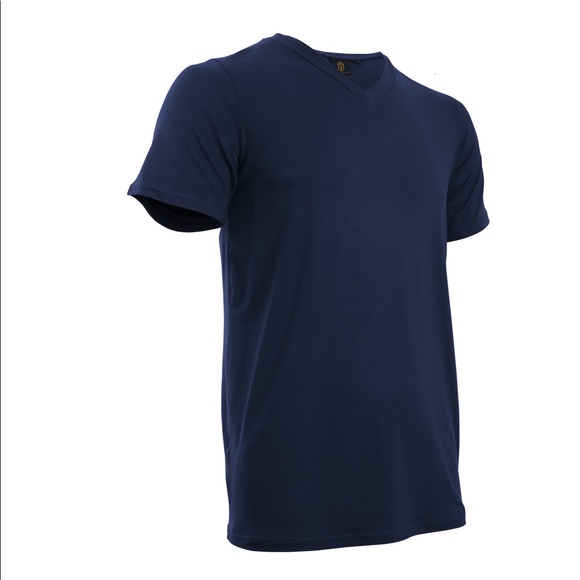 KING NEW YORK, V-NECK T-SHIRT, BLUE NAVY. - Picture 10 of 15